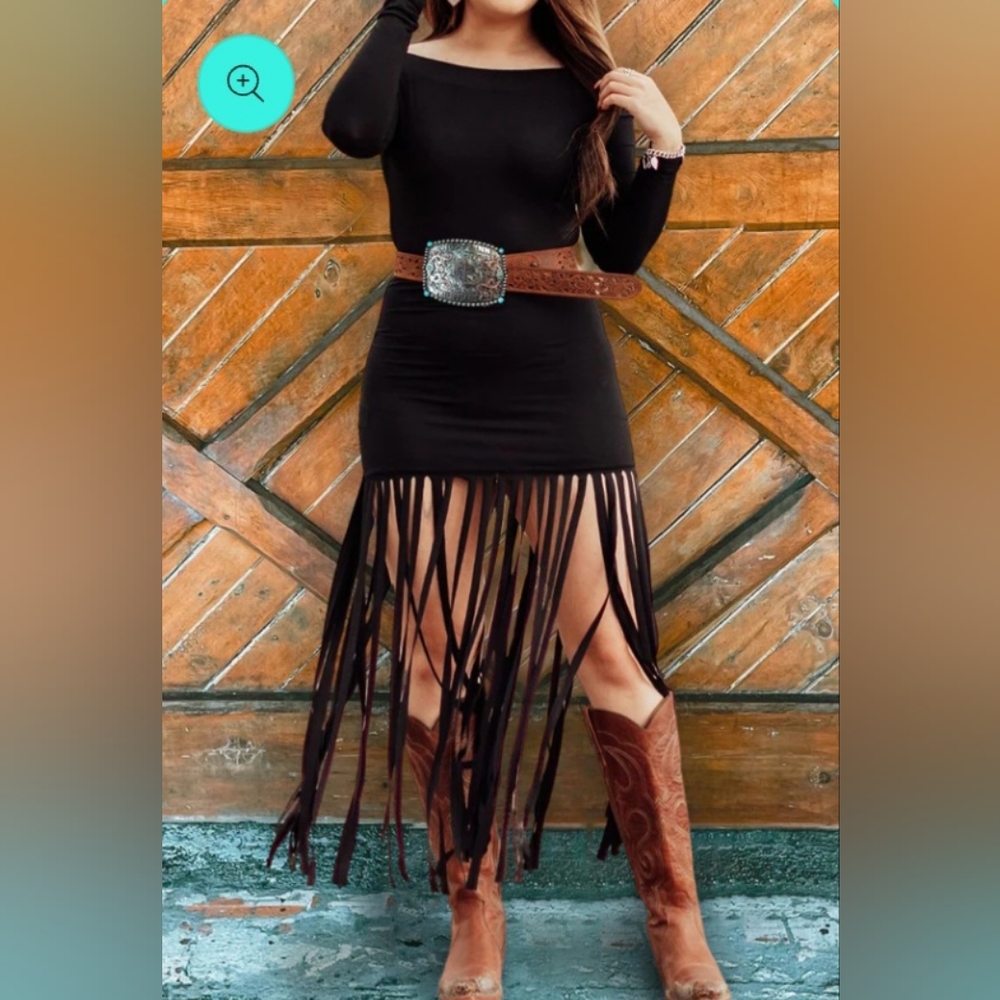 Casual Fringe Dress